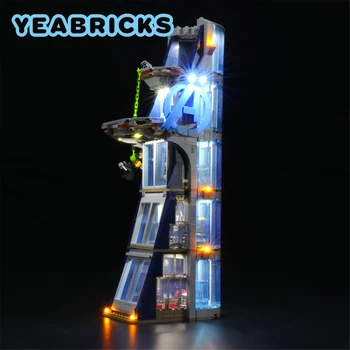 Комплект светодиодных ламп YEBRICKS для 76166, набор строительных блоков (не включает модель), кирпичные игрушки для детей