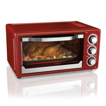 Конвекционный тостер для нарезки ломтиков/печь для бройлеров|Красная Модель # 31514