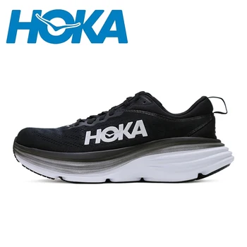 Кроссовки HOKA Bondi8, Мужская Спортивная обувь для образа Жизни, Легкая Дышащая Парусиновая обувь, Уличные кроссовки для бега, Повседневная обувь Zapatillas Tenni