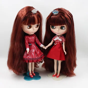 Куклы ню Блит с винно-красными волосами ksm eywki