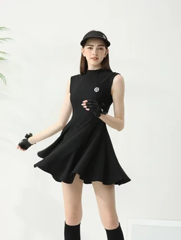 Летний Гольф для женщин, теннис, корейская версия, облегающее платье, топ, короткая юбка, костюм для женщин, одежда для гольфа с коротким рукавом, женская одежда