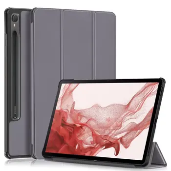 Магнитный Чехол для планшета Samsung Galaxy Tab A9 Plus 2023 Smart Leather Trifold Stand Protection Shell Case для Galaxy Tab A9