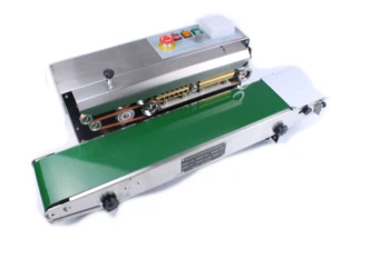 Машина для запайки пластиковых пакетов FR-770 soild ink, устройство для запайки пищевой ленты с непрерывной пропиткой