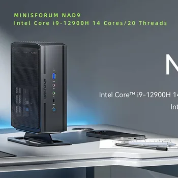 МИНИ-ПК MINISFORUM NAD9 Intel Core i9-12900H 14 Ядер Windows 11 Pro Мини-ПК DDR4 32 ГБ 1 ТБ NVME SSD 8K МИНИ-ПК для Геймеров