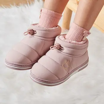 Модная детская зимняя обувь, зимние ботинки Martin для маленьких мальчиков и девочек, Детская теплая плюшевая уличная обувь, Спортивные детские кроссовки