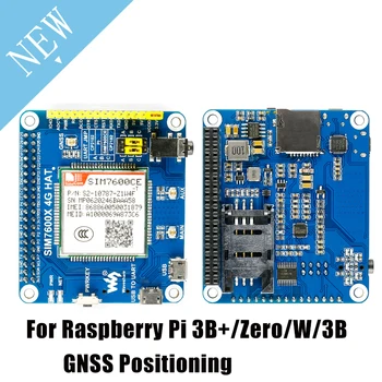 Модуль SIM7600CE 4G/3G/2G Плата расширения связи Для Raspberry Pi 3B +/Zero/W/3B + GNSS Позиционирование