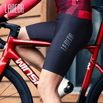 Мужские велосипедные шорты LAMEDA с губкой с 3D подкладкой, мужские велосипедные шорты Pro, велосипедные шорты Для горных Гонок, велосипедные брюки
