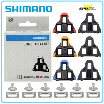 Набор Педальных Зажимов SHIMANO для Шоссейного Велосипеда с самоблокирующимися Зажимами SH10 SH11 SH12 для Педалей SHIMANO R540 R550 R7000 R8000 Оригинальная деталь
