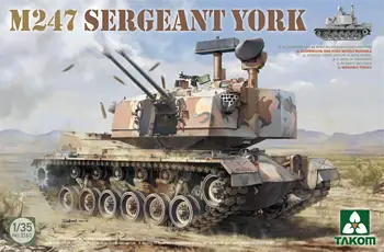 Набор пластиковых моделей танков TAKOM 2160 1/35 M247 Sergeant York SPAA