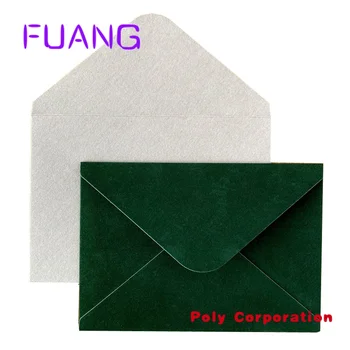 Напечатанный на заказ логотип, высококачественные Роскошные конверты, Бархатные конверты для бизнеса