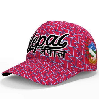 Непальские Бейсбольные Кепки Бесплатно 3D На Заказ Название Команды Логотип Np Шляпы Npl Путешествия По стране Непал Непальская Нация Флаги Республики Головной Убор
