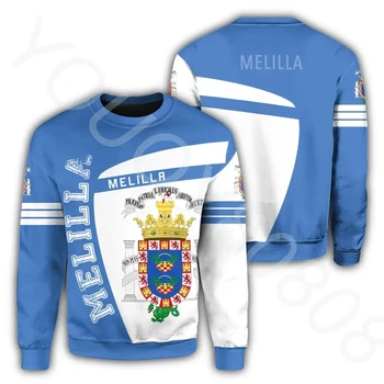 Новые африканские свитшоты Melilla SweatshirtsSports Премиум-класса Для мужчин и женщин, Повседневный Уличный стиль, Новые толстовки
