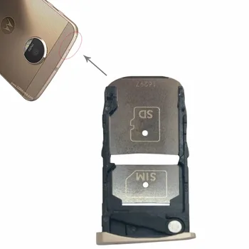 НОВЫЙ лоток для SIM-карт + лоток для карт Micro SD для Motorola Moto Z (серебристый)