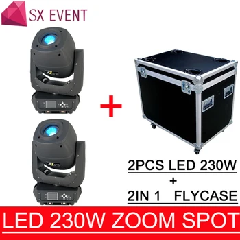 Новый продукт С высокой Конфигурацией Мощного дискотечного свадебного освещения Мощностью 230 Вт LED BEAM SPOT ZOOM 3В1 Moving Head Lighting