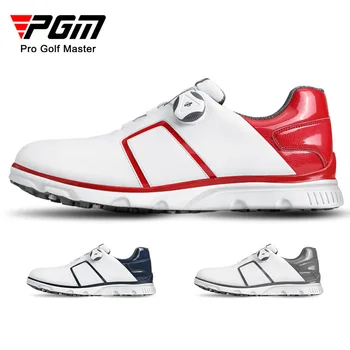 Обувь для гольфа PGM, мужская водонепроницаемая обувь, противоскользящие кроссовки, мужская обувь