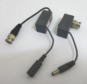 одна пара приемопередатчиков UTP-кабеля питания камеры видеонаблюдения, подходящих для системы видеонаблюдения DC12V