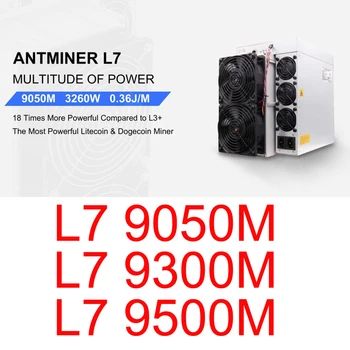 Оптовая цена Bitmain New Antminer L7 9500MH/s 9050MH 3260W Litecoin Dogecoin Asic Miner Поставляется с 15 июля по 15 августа