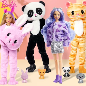 Оригинальная кукла Барби Cutie Reveal Surprise, игрушки для переодевания домашних животных, меняющие цвет, для девочек, Интерактивные куклы для косплея принцесс