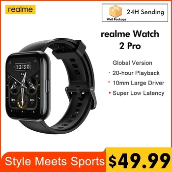Оригинальные Realme Watch 2 Pro Глобальной версии 1,75 