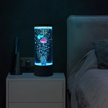 Осветите свой дом с помощью светодиодного ночника USB Colorful Bubble Fish Lamp LED и создайте веселую атмосферу в вашем интерьере