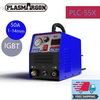 Плазменный резак Plasmagon CUT55X HF, Оборудование для резки металла с цифровым управлением DC IGBT с Защитой от Падения 220 В +/-15% 14 мм Чистой 55ампер