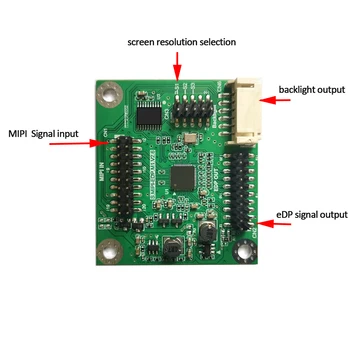 плата поворота mipi к edp 1080P 4-полосная плата адаптера сигнала поворота edp для ЖК-дисплея S. MIPI-EDP.M1.V2.6