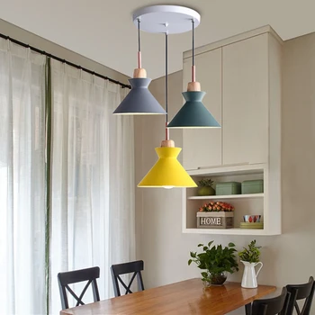 Подвесной светильник, современные Креативные подвесные светильники в скандинавском стиле, Дизайнерские подвесные светильники для коридора, ресторана, бара, Кафе, Подвесной светильник для кухни
