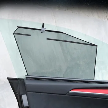 Подходит для модели 3/Model Y 2017-2021, солнцезащитный козырек на окне автомобиля, сетка на боковом стекле, автоматическая модификация автомобильных штор