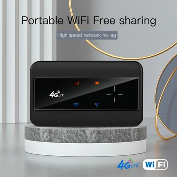 Портативный 4G WiFi маршрутизатор 150 Мбит/с 4G LTE WiFi Маршрутизатор Беспроводная Карманная точка доступа Wi-Fi Домашний Автомобильный Мобильный MiFi модем со слотом для sim-карты