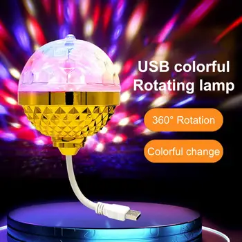 Привлекательная лампа-вспышка с Экологически чистым Освещением Из Полипропиленового Материала RGB USB Night Light