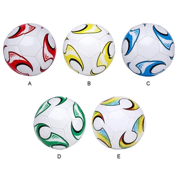 Размер 4 Футбольные мячи для профессиональных соревнований Спортсмена и ученика Для занятий футболом Внутри и снаружи Красный