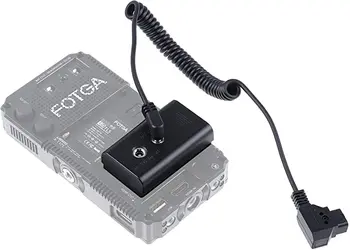 Разъем D-tap адаптера питания Fotga для замены фиктивного аккумулятора NP-F NP-F960 /750/770/970 для питания светодиода полевого монитора камеры