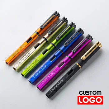 Рекламная Нейтральная ручка Подарок с логотипом на заказ, Многоцветная Бизнес-ручка для подписи, Пластиковая ручка, Принадлежности для студентов, Надпись с выгравированным именем