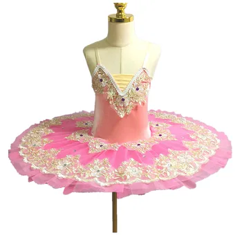 Розовая Балетная Юбка-пачка, Слинг, Пышная Белая Одежда Для Танца Живота 