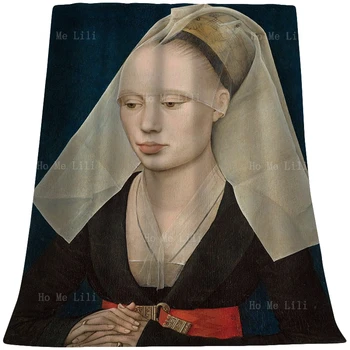 Рошер Ван Дер Вейден Написал Женский Портрет Фланелевое Одеяло На Все Времена Года