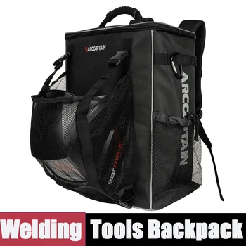 Рюкзак для сварочных инструментов ARCCAPTAIN, сумка для инструментов в тактическом сварочном шлеме большой емкости, Походный ноутбук, многоцелевые рюкзаки на открытом воздухе