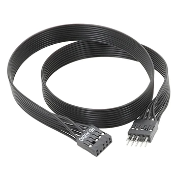 Сверхпрочный 9PinHD кабель для материнской платы с передним разъемом, прямая поставка