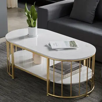 Светлый роскошный мраморный журнальный столик в скандинавском стиле, тумба для телевизора, современная минималистичная небольшая квартира, домашняя гостиная, утюг طاولة قهوة