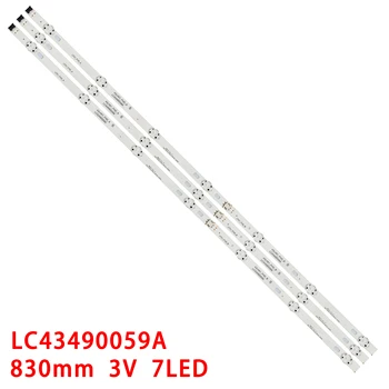 светодиодная лента подсветки 7 ламп для LG Innotek 17Y 43inch_ A-Type LC43490059A 43UJ634V 43UJ630 43UJ630-ZA 43UJ6309 HC430DGG-SLTL13