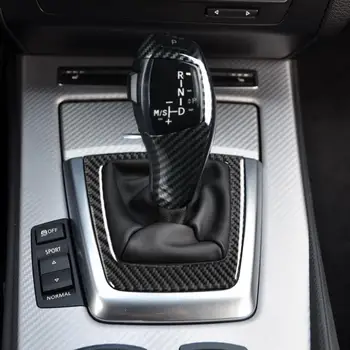 Светодиодный набор автомобильных ручек переключения передач из углеродного волокна, автоматическая головка переключения передач для BMW E89 Z4, автомобильные аксессуары