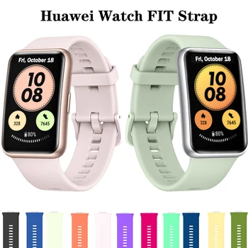 Силиконовый ремешок для Huawei Watch, подходящий ремешок, аксессуары для умных часов, сменный браслет на запястье, корреа для huawei watch, подходящий новый ремешок 2021 года