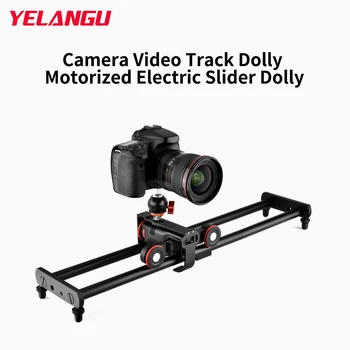 Слайдер для камеры YELANGU L60A, Рельсовый стабилизатор видео, Двухколейный рельсовый дизайн, Слайдер для видео камеры DSLR