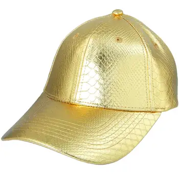 Случайный твердый кожа PU бейсболка snapback шапки регулируемые шляпы папа хип-хоп козырек Hat открытый спорт унисекс шляпа от Солнца