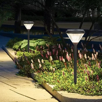 Солнечный наружный светильник Креативный Новый Газонный светильник Китайский Двор Современный Садовый светильник Вилла Напольное Освещение Сад