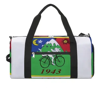 Спортивная сумка Albert Hoffman Bicycle Day 1943 Cycle Lsd Trip Acid Day Travel Тренировочные спортивные сумки Дизайн Аксессуаров для спортзала Сумка для фитнеса
