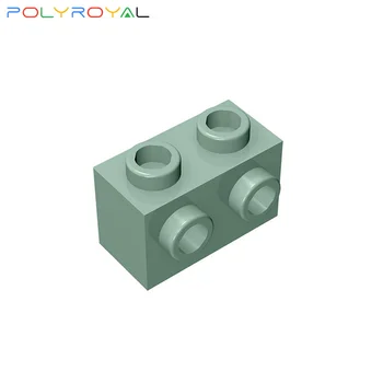 Строительные блоки Технический кирпич 1x2 с одной стороны, кирпич с адаптером, 10 шт. совместимых деталей из частиц, Moc Toy 11211