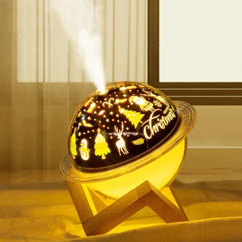 Увлажнитель воздуха Romantic Planet Lamp USB Ультразвуковой диффузор ароматических Эфирных Масел LED Звездное Небо Рождественский подарок Туманообразователь Fogger