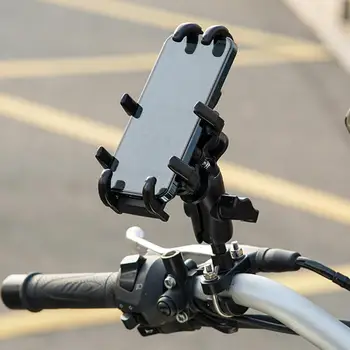 Удобная велосипедная стойка для телефона, прочный, несущий вес, Широкий совместимый держатель для телефона Мотоцикла, Аксессуары для скутера