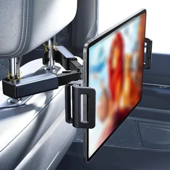 Универсальный Автомобильный Подголовник для Планшета, Держатель для Планшета iPad, Подставка для Телефона, Подголовник заднего сиденья, Кронштейн Для Поворота на 360 Градусов