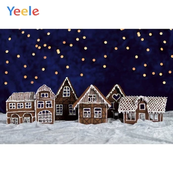 Фон для фотосъемки с зимним снегом, Лесная стена, окно, звезды в виде снежинок, Рождественский фон для вечеринки по случаю дня рождения, фотостудия